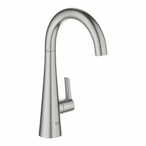 Вентиль вертикальный для подачи фильтрованной воды GROHE Zedra, суперсталь (30026DC2)