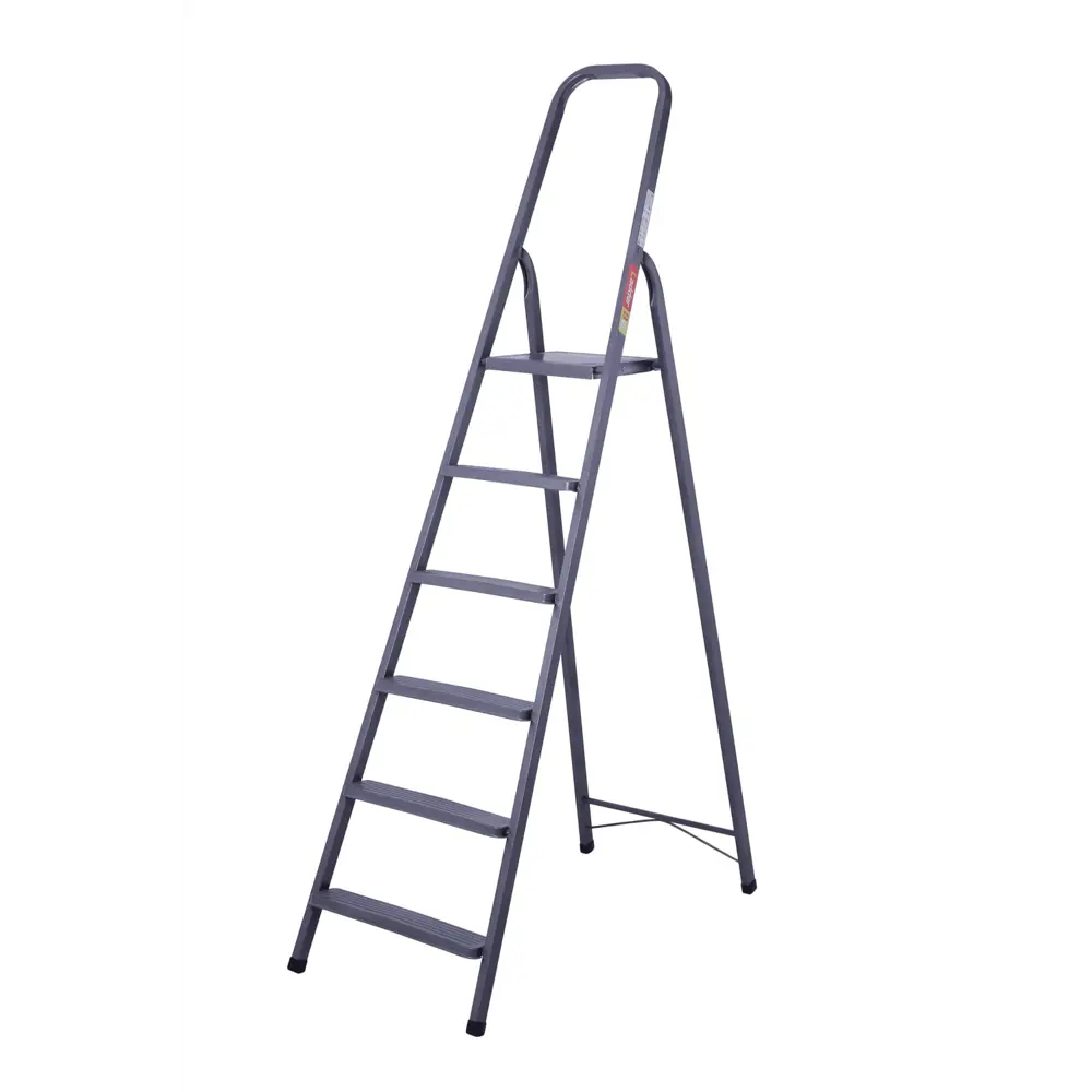 Стальная стремянка LADDERBEL на 6 ступеней - надежный помощник для дома и ремонта 12421910 STLM-0002164