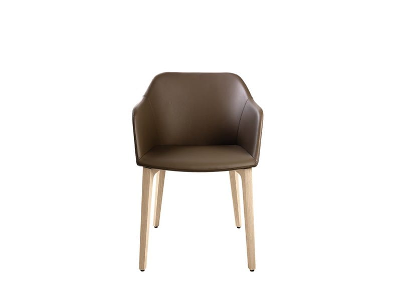 Кожаный стул с подлокотниками Brunner FINA ARCH-00052307 - Вид №6