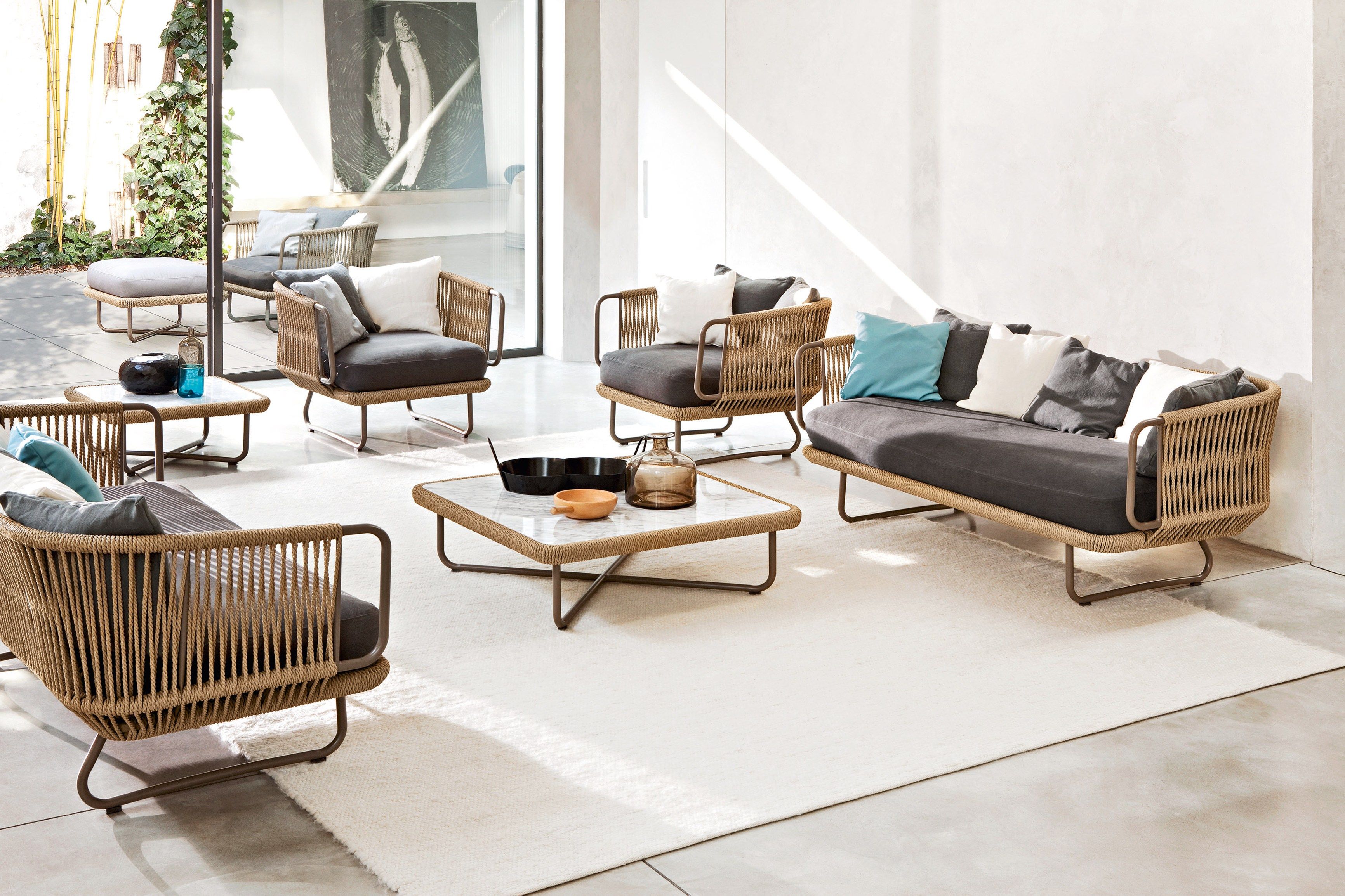 Квадратный журнальный столик с мраморной столешницей Varaschin Вавилон ARCH-00119278 - Вид №3