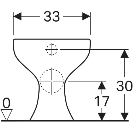 211500000 Детский напольный унитаз горизонтальный смыв Geberit Bambini Geberit  - Вид №3