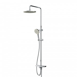 F0780200 душ.система: верхн.душ 250мм ручной душ 120 мм 3 функции душ.штанга 1030-1460 мм AM.PM Like