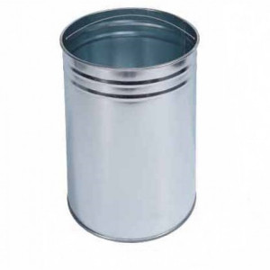 1009 ARI METAL Внутреннее мусорное ведро для мусорной урны с педалью Pedal bin, обьем 40л. 50л. 70л. 95л. 40 л. Блестящий металл