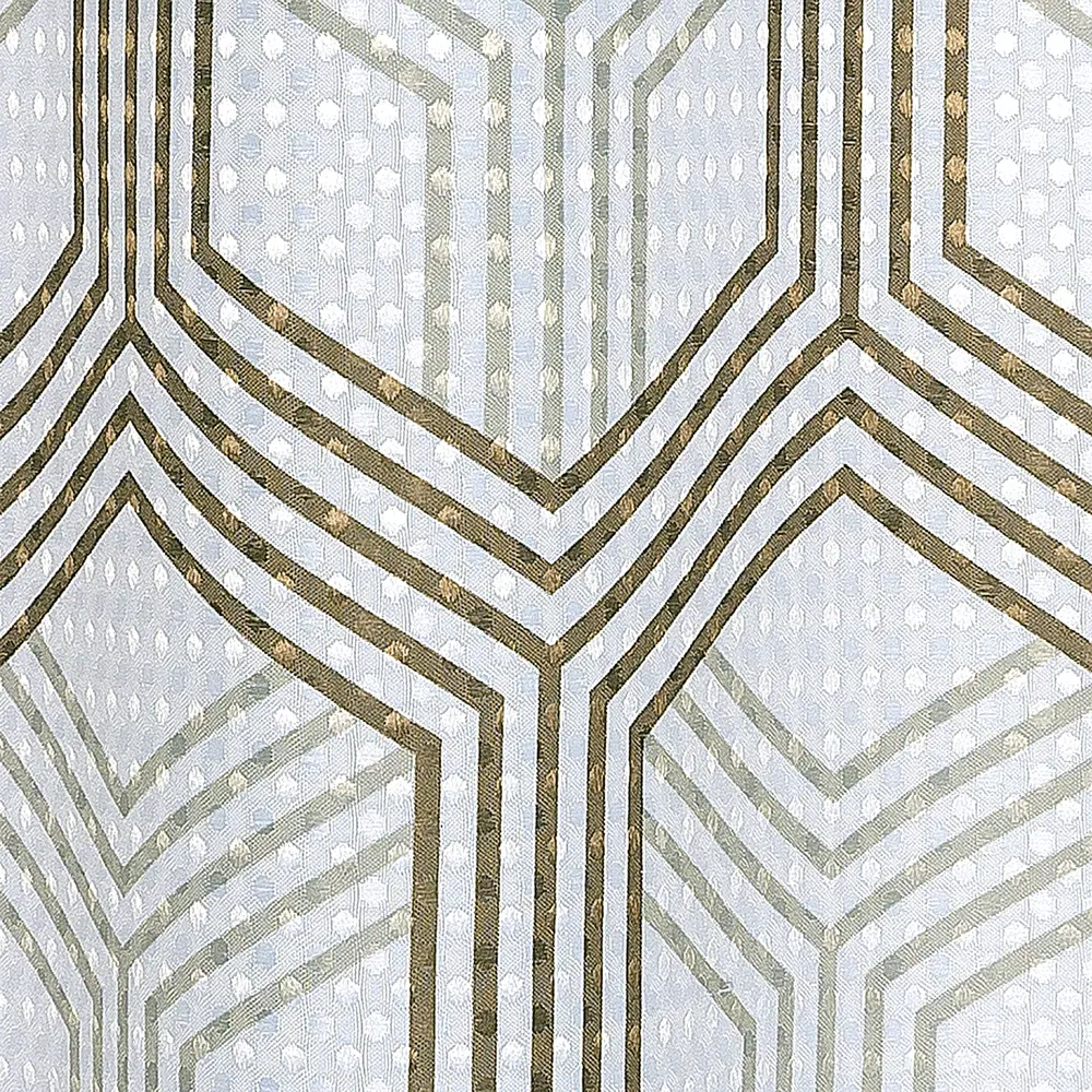 Штора для ванны Romb Zoloto, 180х200 см, полиэстер, цвет белый/бежевый BATH PLUS ШТОРЫ CHARME RED STLM-2073841 - Вид №2