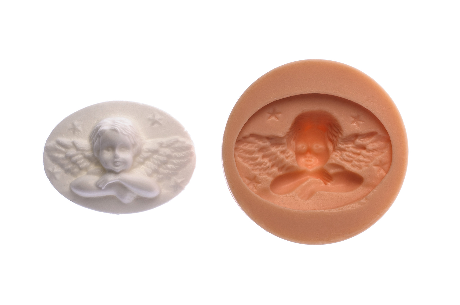 1033 Молд №073 силикон Ангелы, религия HobbyPage 