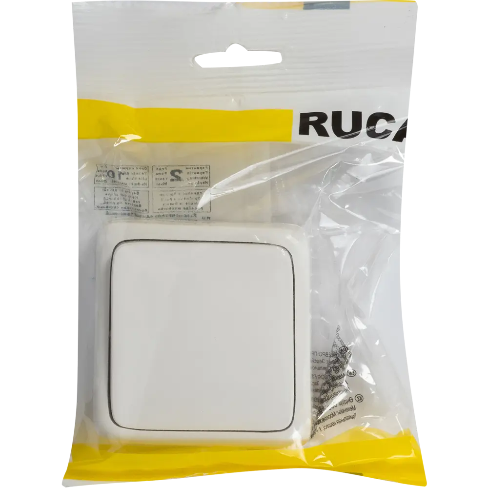 Выключатель накладной Ruca 1 клавиша, цвет белый 82198923 STLM-2119108 Santreyd ЛЦ - Вид №4