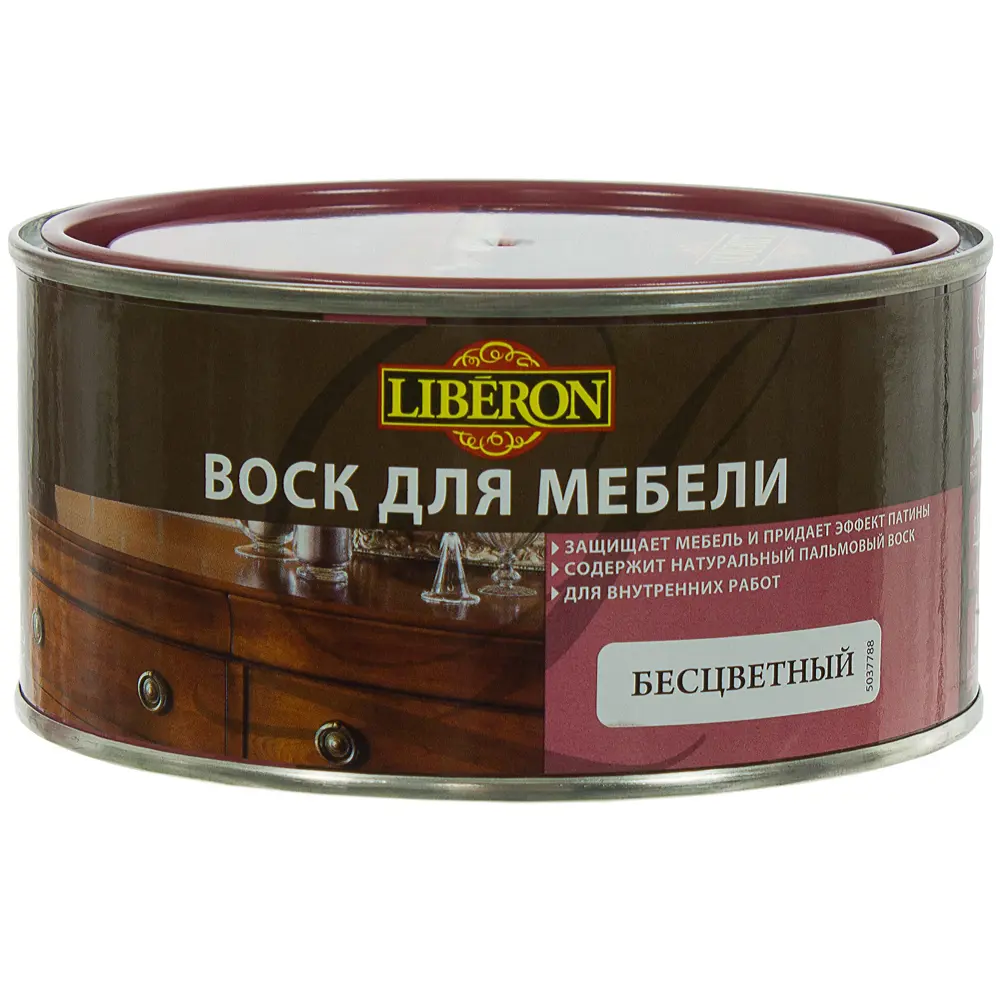 Воск для мебели V33 бесцветный 0.5 л STLM-2152923
