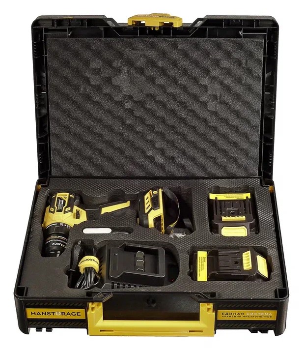 Дрель-шуруповерт Hanskonner HCD2065BLC 1BatterySystem 18V 5452208 STDN-0005435 - Вид №19