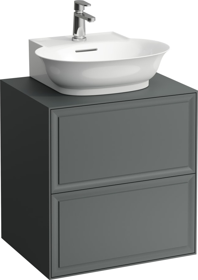 H4060040856281 Шкафчик 600, 2 ящика, совместим с мини-раковиной 816852 LAUFEN PRO