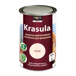 91143933 Защитно-декоративный антисептик для древесины Красула/Krasula белый 0.9 л STLM-0498663 НОРТ