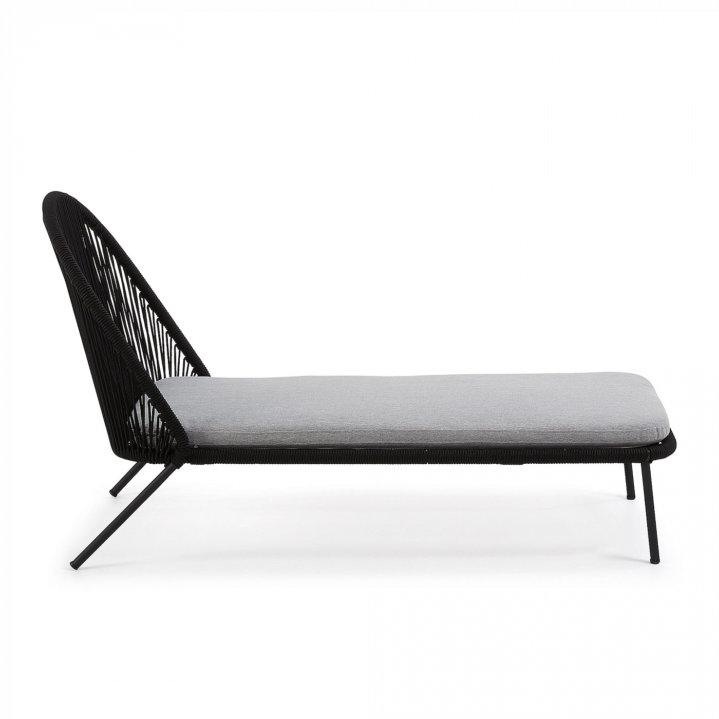 063357 Шезлонг Stad черный канат La Forma Shann  - Вид №2