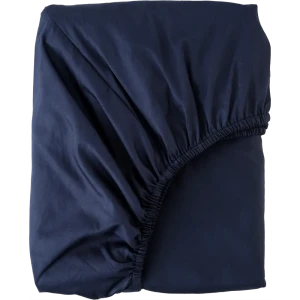 Простыня Mona Liza Premium 200x180 см сатин на резинке тёмно-синий 82493901 STLM-2116446