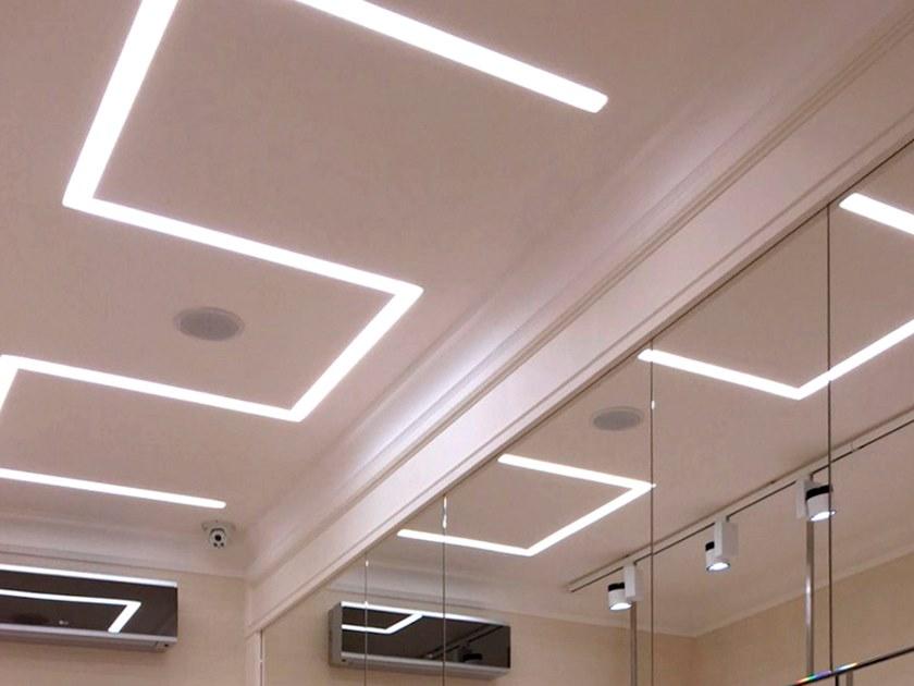 EGOLUCE Встраиваемый алюминиевый потолочный светильник led с системой rgb Linea 6657 / 6658 - Вид №3