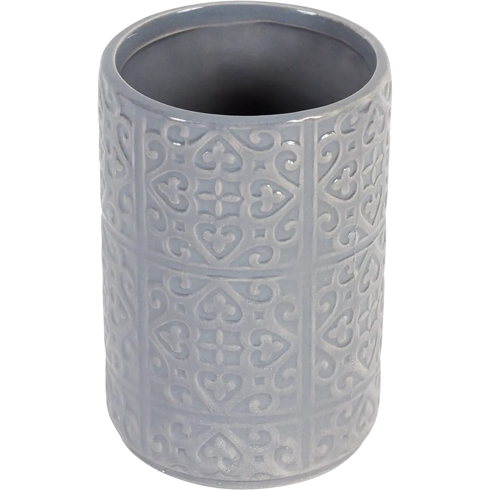 Стакан для зубных щёток Grey VERRAN STLM-2056035