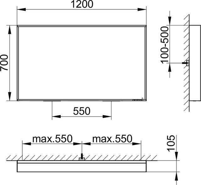 33096ZZ2000 Зеркало с подсветкой KEUCO Plan - Вид №12