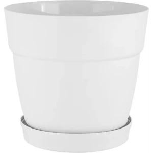 Горшок цветочный INGREEN Villa De Fiori 48 л белый с колесами 89373305