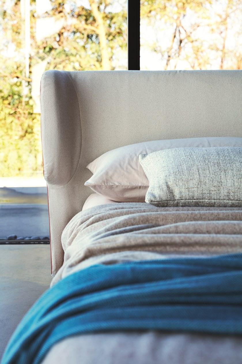 Ditre Italia Двуспальная кровать из ткани с мягким изголовьем Claire sun-id-1448313 - Вид №2