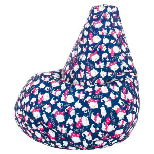 90668061 Мягкое кресло-мешок bm_638 XL Компакт, оксфорд, Милые коты STLM-0330803 MYPUFF
