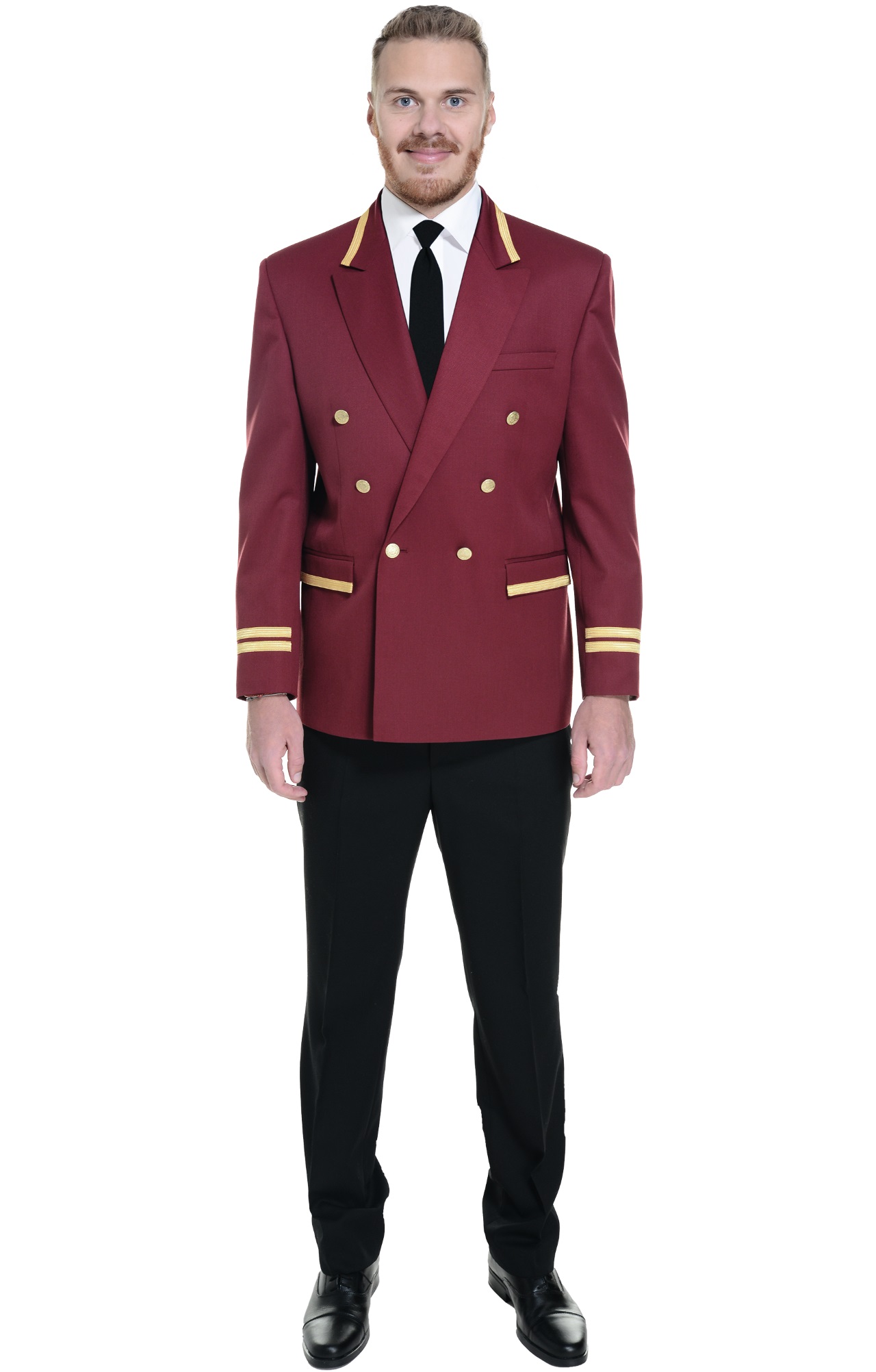 69786 Пиджак двубортный  Швейцар bordeaux El-Risto  Бренд "El-Risto" (Эль Ристо), каталог товаров размер 50/170  - Вид №3