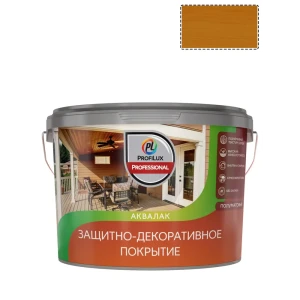 91905379 Лак Profilux Professional для дерева полуматовый оранжевый 2.5 л STLM-1374273