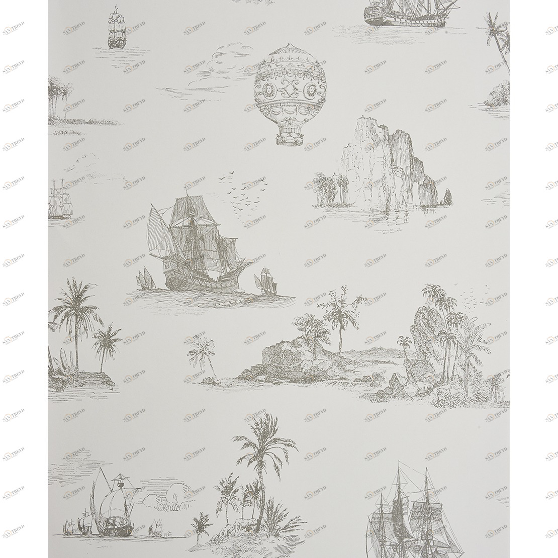 Рулон обоев CHANTILLY CHT22959118. Основа нетканый материал Casadeco