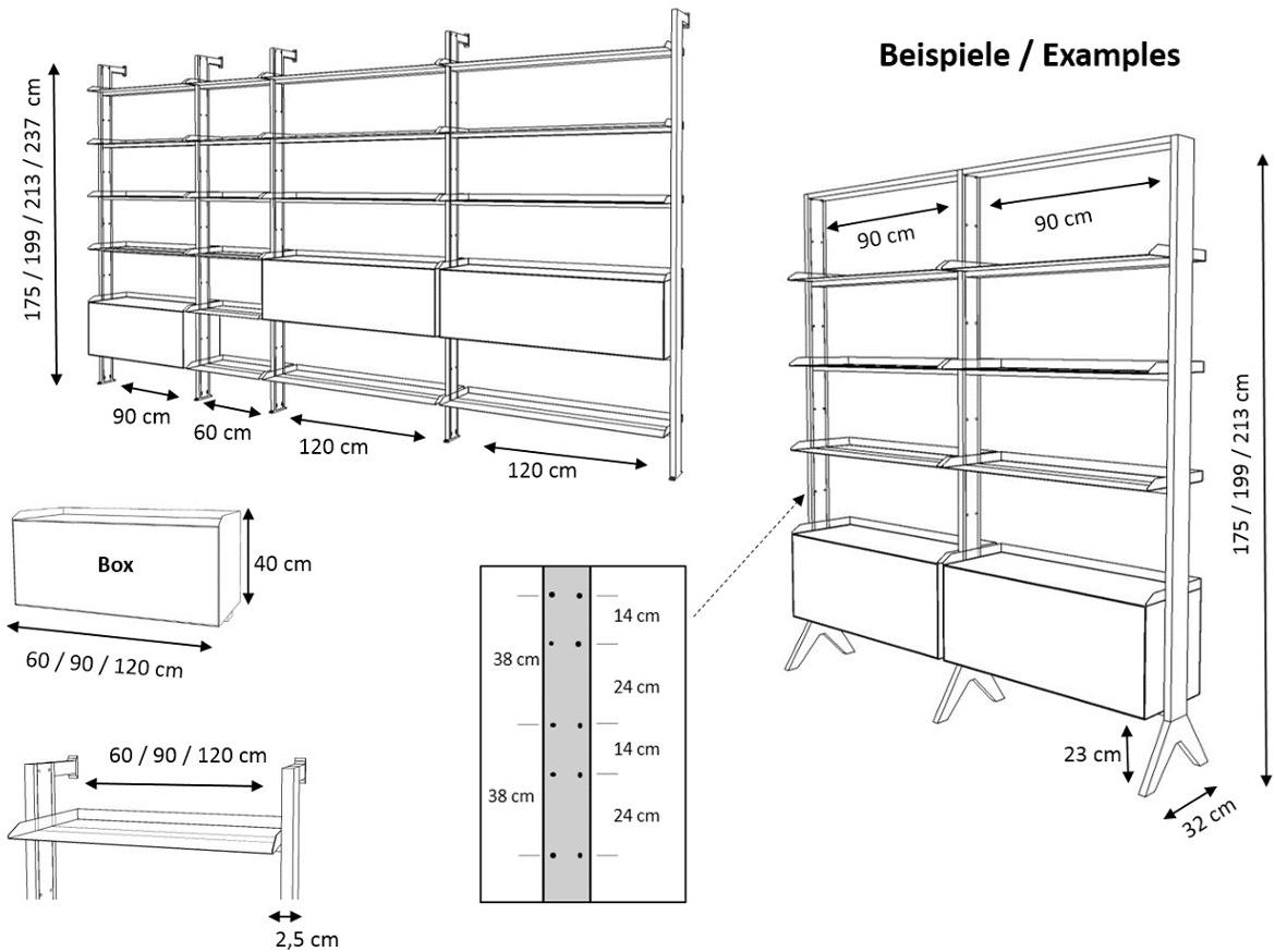 müller möbelfabrikation Книжный шкаф с открытой стенкой sun-id-1380052 - Вид №3