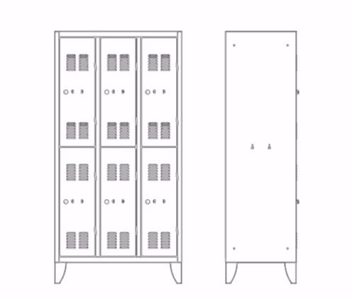 Dieffebi Шкафчик Lockers 125_n000c7035 - Вид №3