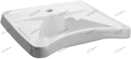 B40cms06 / b40cms07 Подвесная раковина настенная овальная Ponte Giulio Casual белая