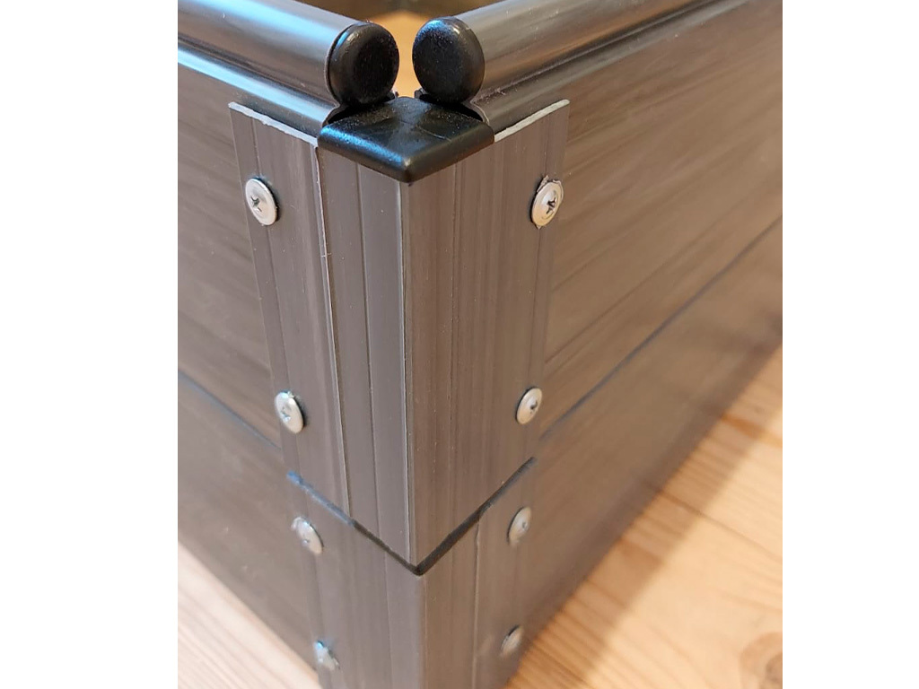 Грядка ПВХ 2х1 м. высота 23,5 см с автополивом ГеоПластБорд GPBST-157 - Вид №5