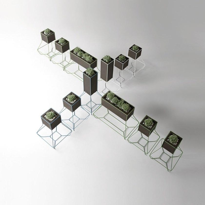 Plust Пластиковая ваза с металлической структурой Halful sun-id-1466790 - Вид №2