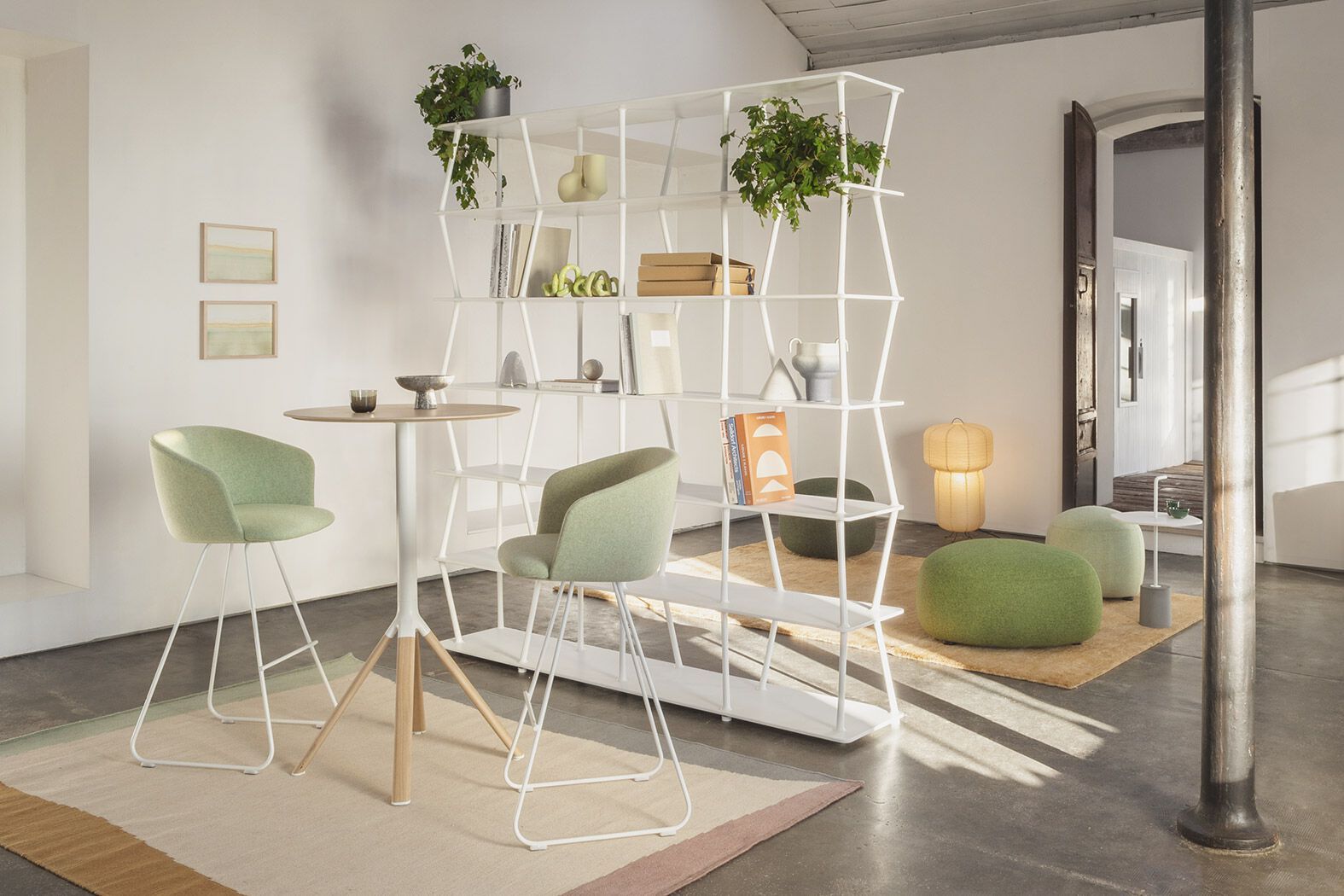 Тканевый табурет с подставкой для ног Lapalma перчатка ARCH-00114792 - Вид №6