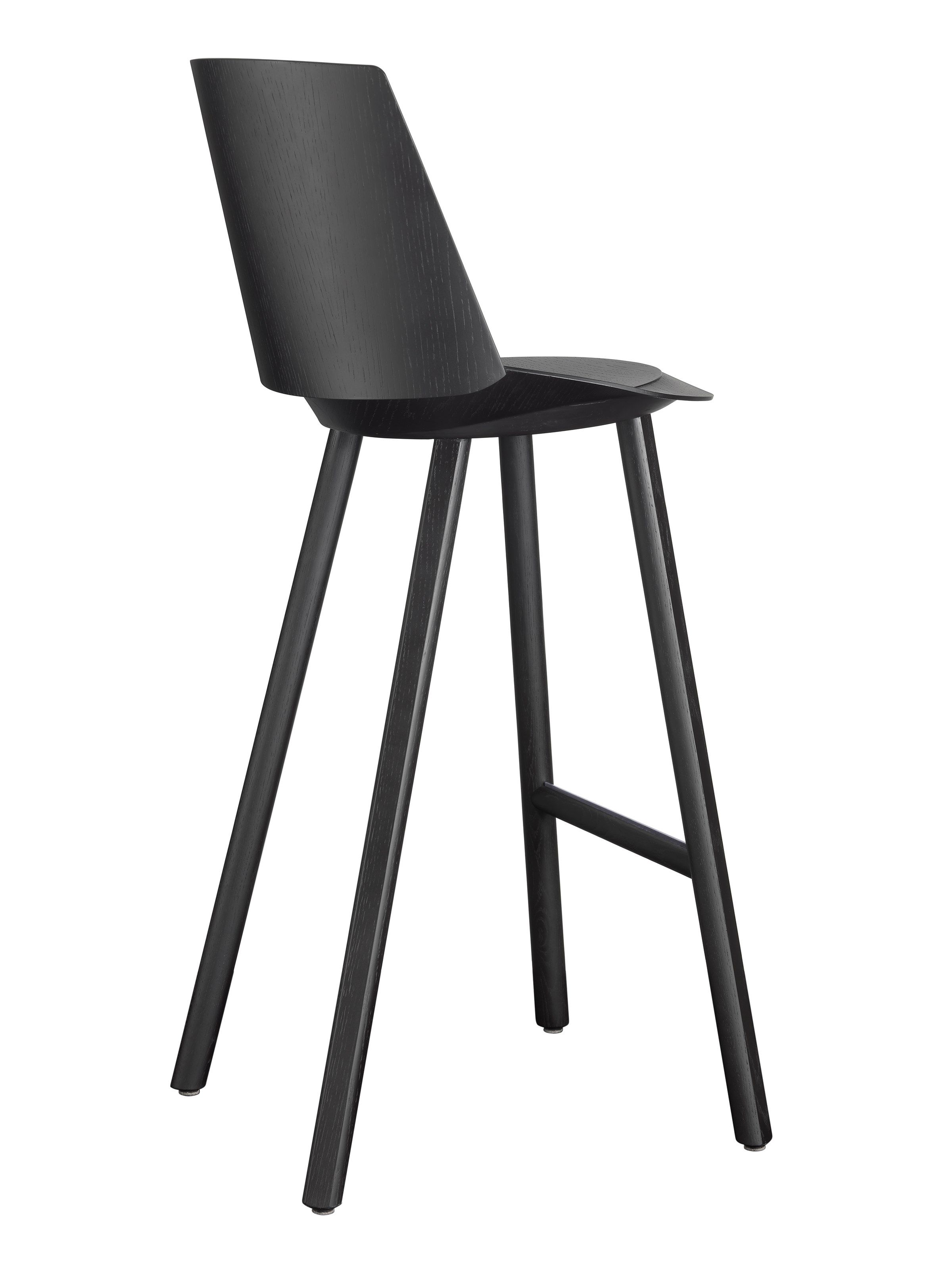 Высокий деревянный стул со спинкой e15 JEAN ARCH-00105571 - Вид №1