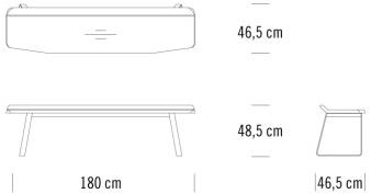 Thonet Скамейка из дерева S 1090 sun-id-1455065 - Вид №5