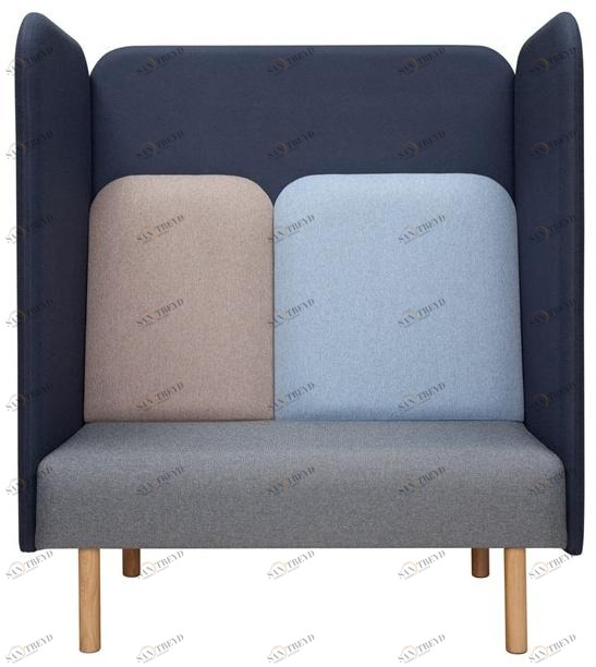 SOFTREND Мягкий 3-х местный диван с высокой спинкой August sun-id-1412405