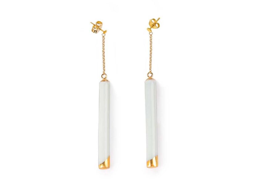 Серьги из фарфора Lladró TWIGGY LONG ARCH-00034326