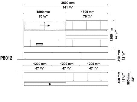 Шкаф с распашными дверцами B&B Italia PAB ARCH-00006577 - Вид №3