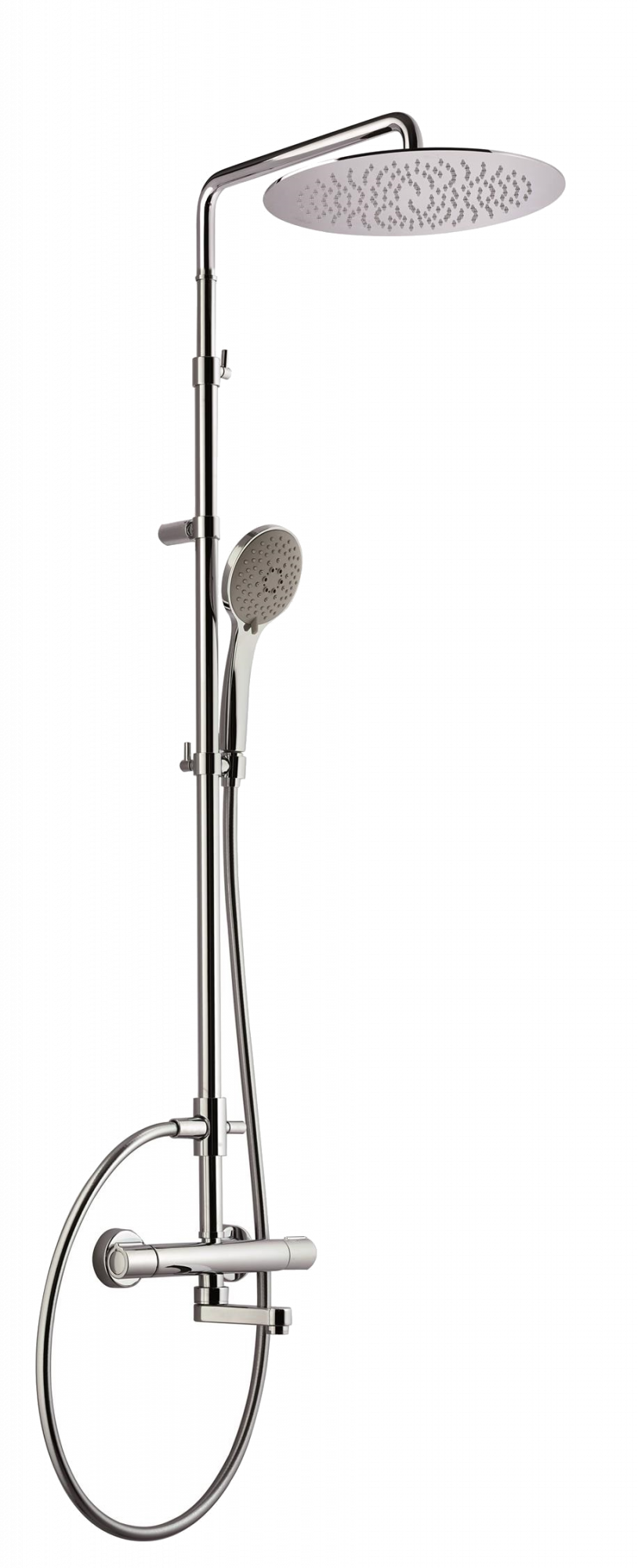 01-1871-N-CR CARIMALI Rigoletto телескопическая с изливом, душевая лейка MySlim 