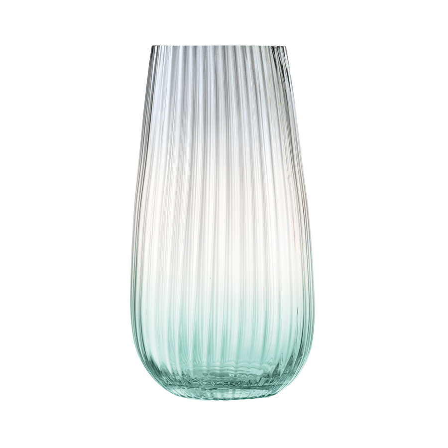 G1401-28-151 Ваза dusk 28см зелёная-серая LSA International 