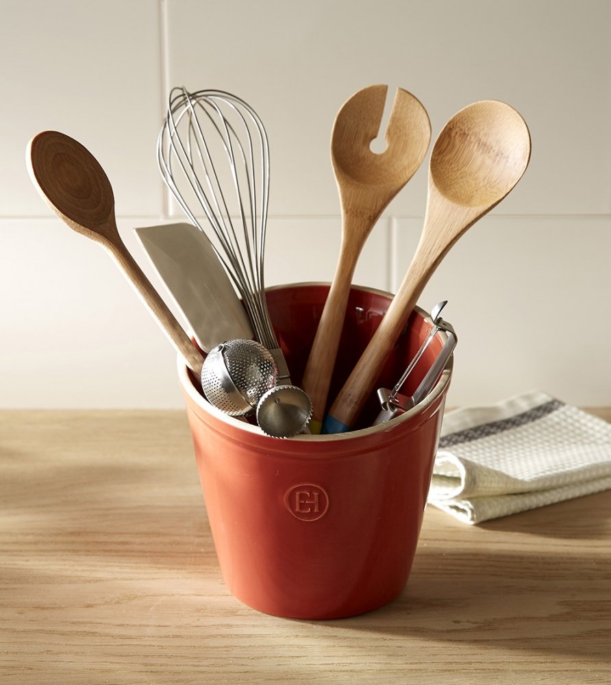 Стакан керамический для кухонных предметов и аксессуаров гранат Emile Henry EMILE HENRY  00-3951976 Красный  - Вид №7