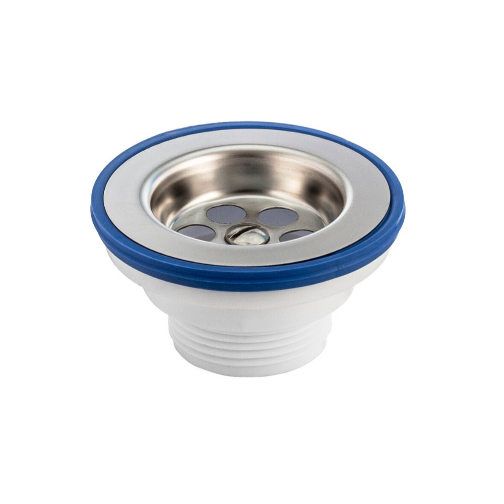 30981206 Выпуск "VIR" () с нержавеющей чашкой д.70мм (1 1/4") Raiber 