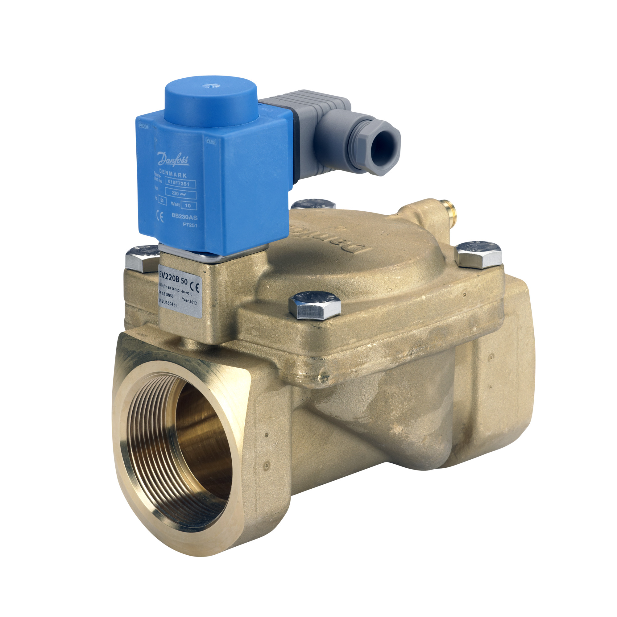 Danfoss EV220B — двухходовые электромагнитные клапаны для общей промышленности Клапан электромагнитный EV220B с кат. 032U460416  - Вид №50