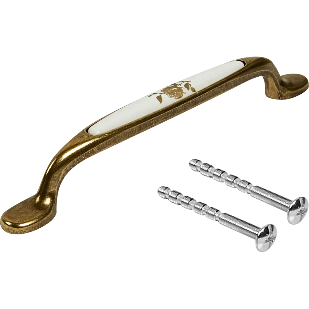 86924104 Ручка-скоба мебельная 7402 128 мм цвет античная бронза STLM-1011917 EDSON  - Вид №3