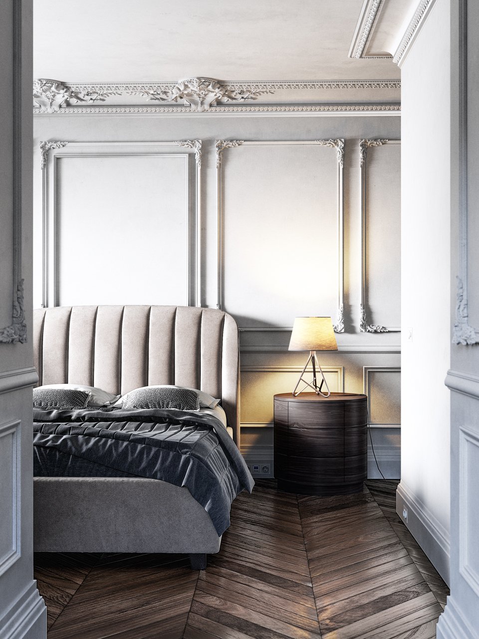 Кровать двуспальная 160х200 фиолетовая Tulip THE IDEA ДИЗАЙНЕРСКИЕ 210647 Розовый  - Вид №5