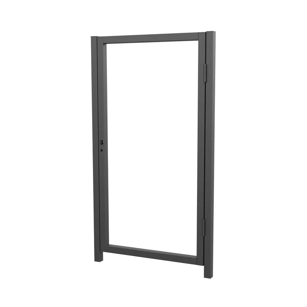 Калитка из профнастила 100x200 см 60 мм правая универсальная RAL 7024 серый Santreyd STLM-2023937