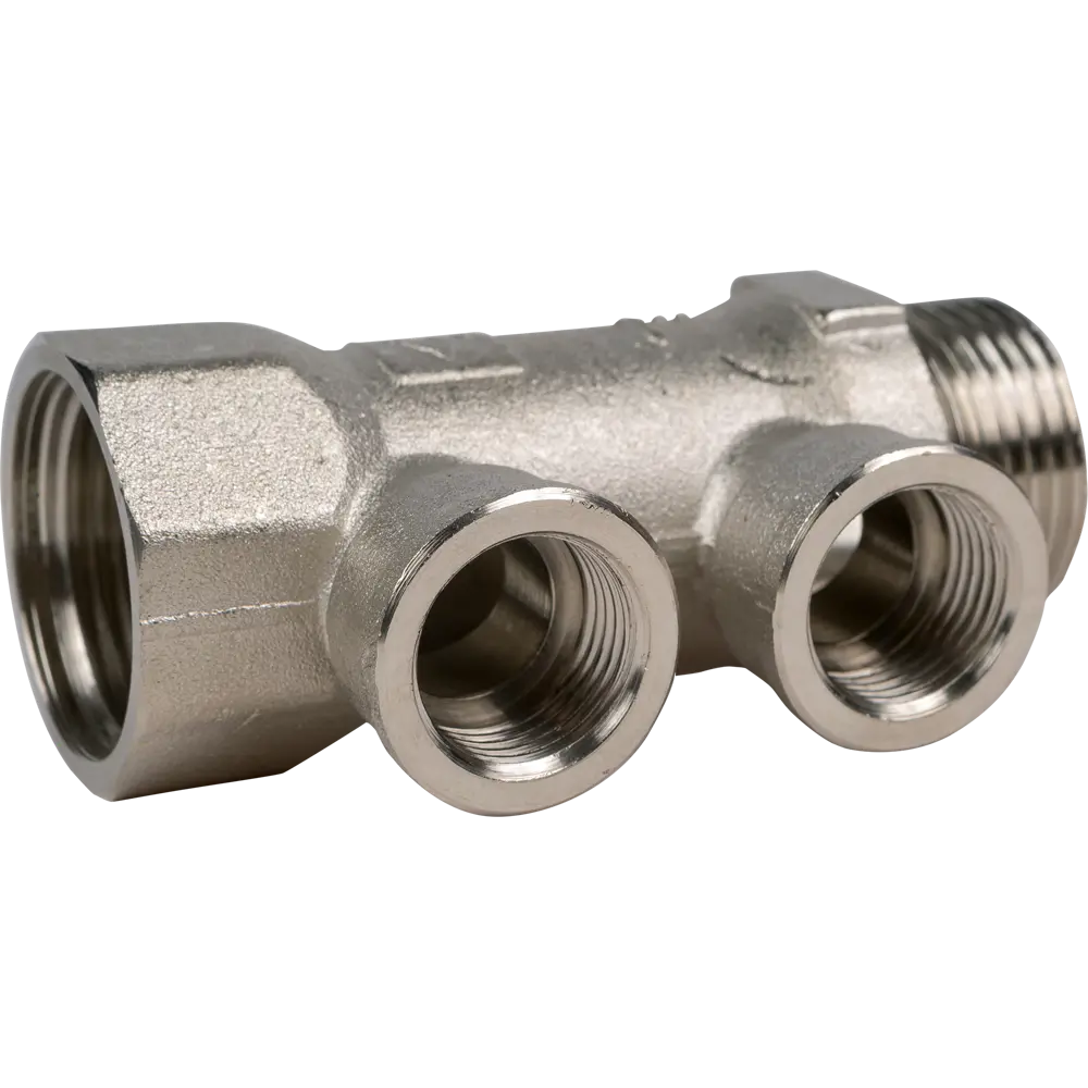 Коллектор с внутренней резьбой Valtec на 2 выхода 1"x1/2" VTc.550.N.0602 10489823 STLM-2104204  - Вид №3