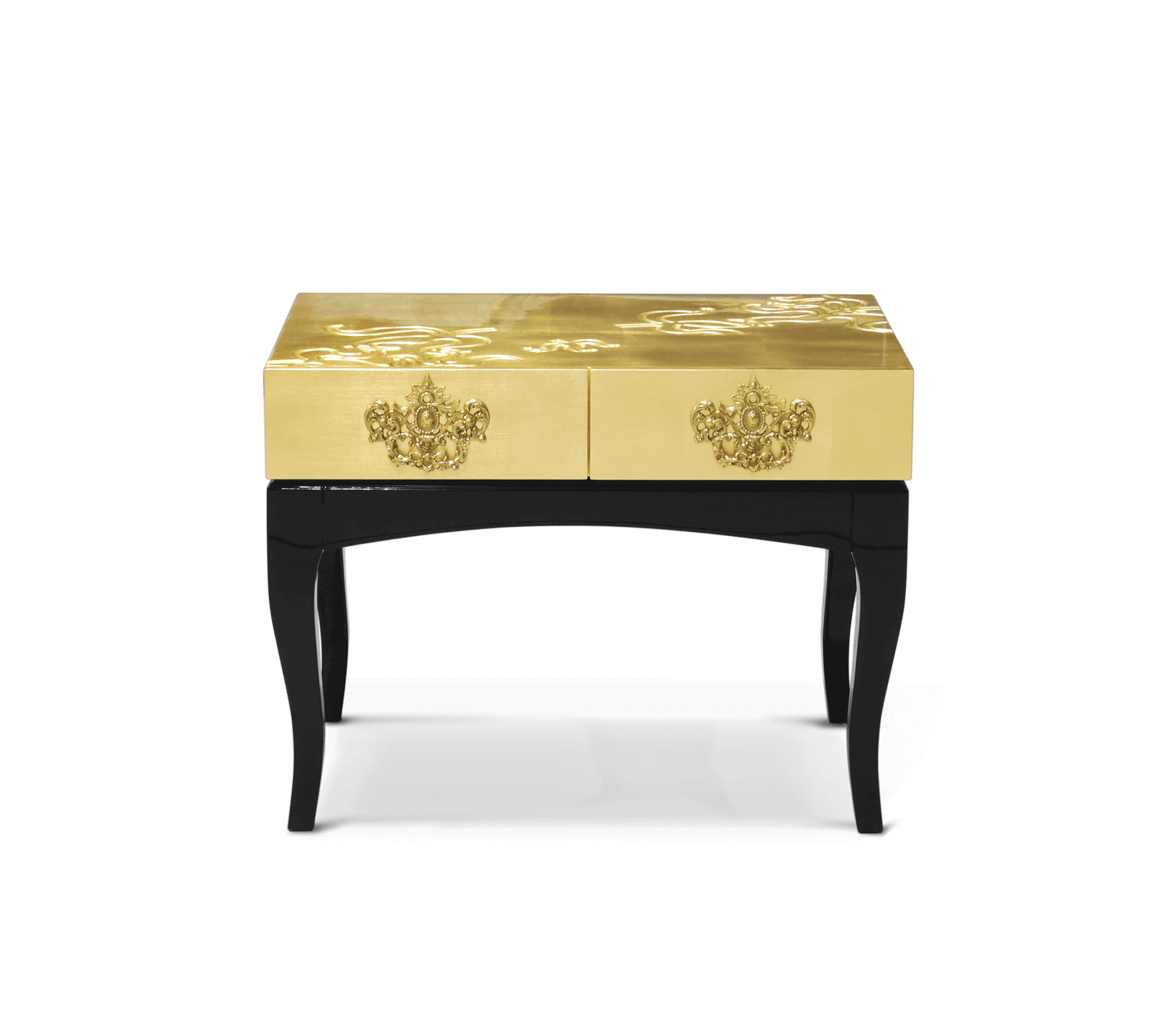 0-234 Золотая тумбочка Тринити Boca Do Lobo 
