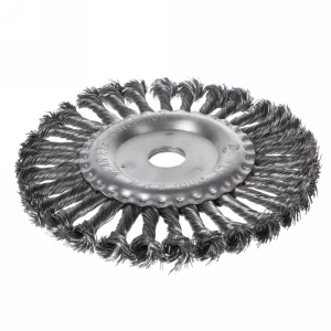 Щетка для УШМ плоская из крученой проволоки Matrix 74636 175 мм