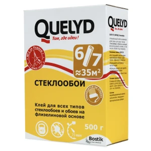 82216209 Клей для стеклообоев «Quelyd Стеклообои» 35 м² STLM-0818995