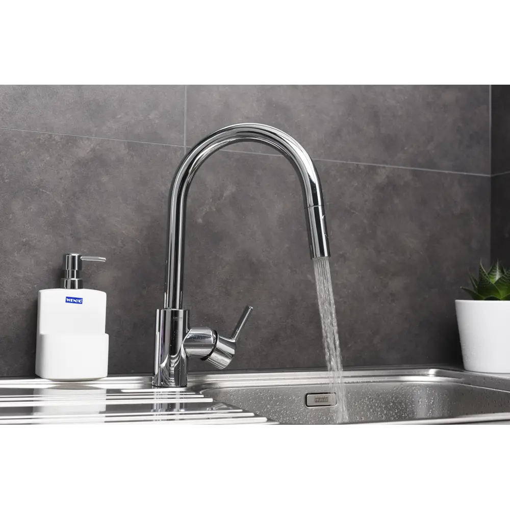 Смеситель для кухни GROHE Feel выдвижной, цвет хром 82247224 STLM-2209415 Feel Clova - Вид №9