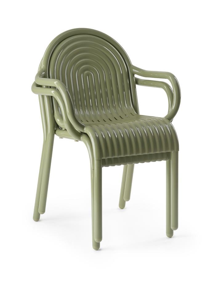 Алюминиевый садовый стул Tom Dixon Groove ARCH-00078323 - Вид №6